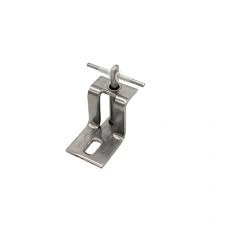 Stone cladding clamps