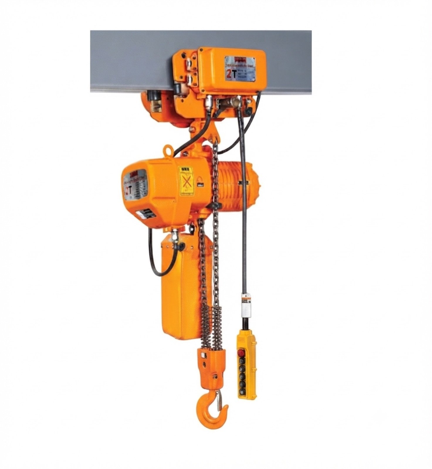 Electric hoist close-up showing powerful and efficient motor operation | Gloscope Trading