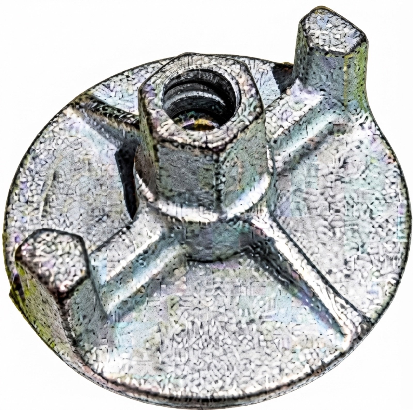 Wing nut close-up showing tool-free hand tightening and loosening | Gloscope Trading